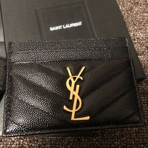 YSL Cardholder Never Used NWT